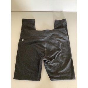 Fabletics Gray Pull On High Rise Workout 7/8 Leggings L